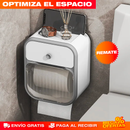 ORGANIZADOR Y SOPORTE DE PAPEL HIGIENICO PARA EL BAÑO