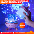 PROYECTOR CON CARRUSEL DECORATIVO (12 PELÍCULAS TEMÁTICAS)