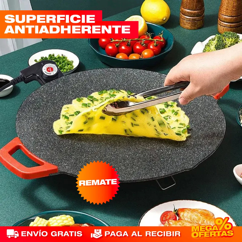 SARTÉN ELÉCTRICA ANTIADHERENTE TIPO COREANO