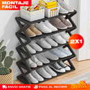 PROMO 2X1 ZAPATERO EN DISEÑO CRUZADO DE 5 NIVELES