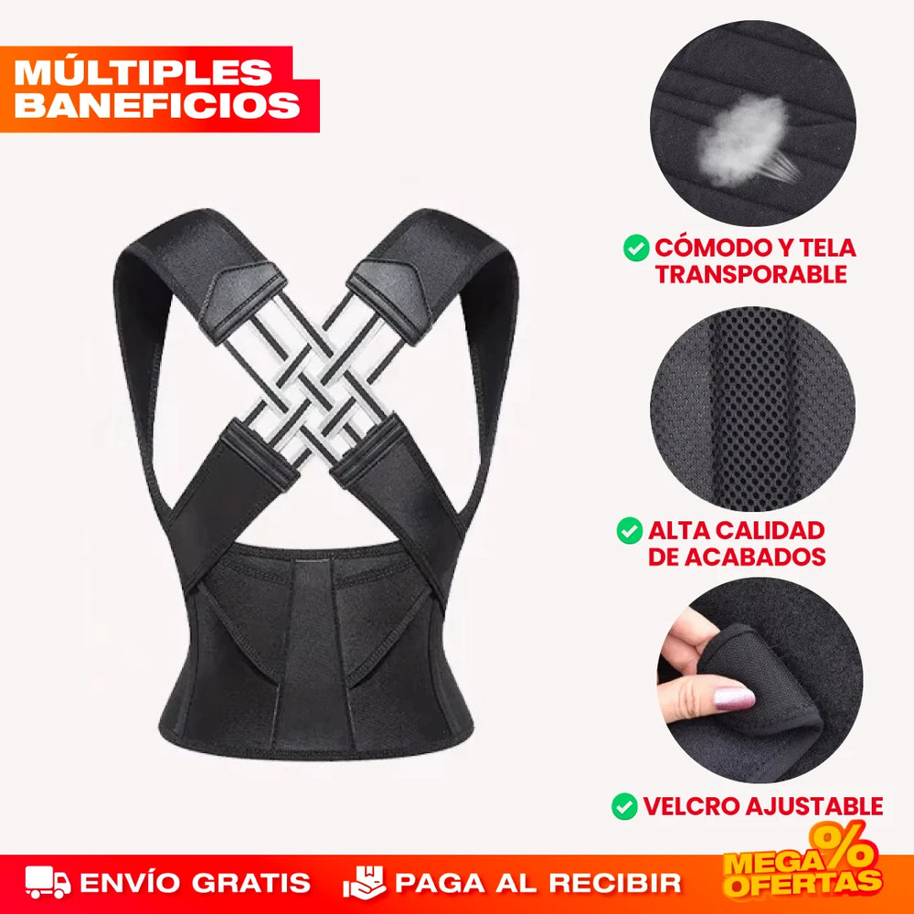 Corrector de Postura Ajustable Promo 2x1 Colombia