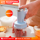 BATIDORA, MEZCLADORA Y PROCESADORA 3 EN 1