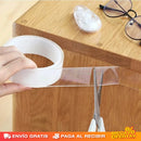 Promo 3x1 Cinta Doble Faz Transparente – Pega lo Que Sea Sin Dañar la Pared