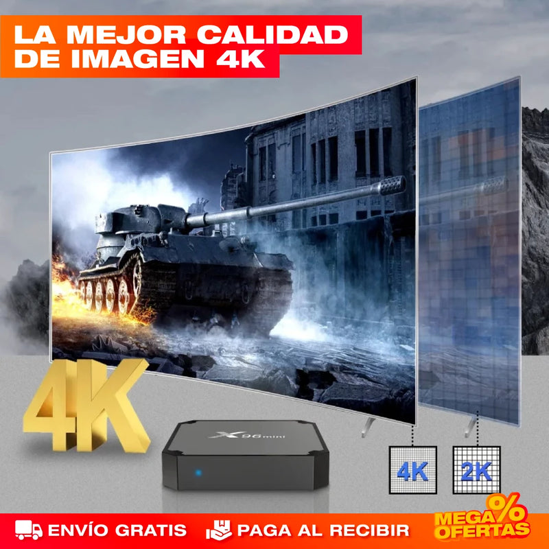 DECODIFICADOR SMART TV 4K