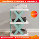 ZapateX - ESTANTERÍA DE ZAPATOS APILABLE EN "X" DE 5 NIVELES