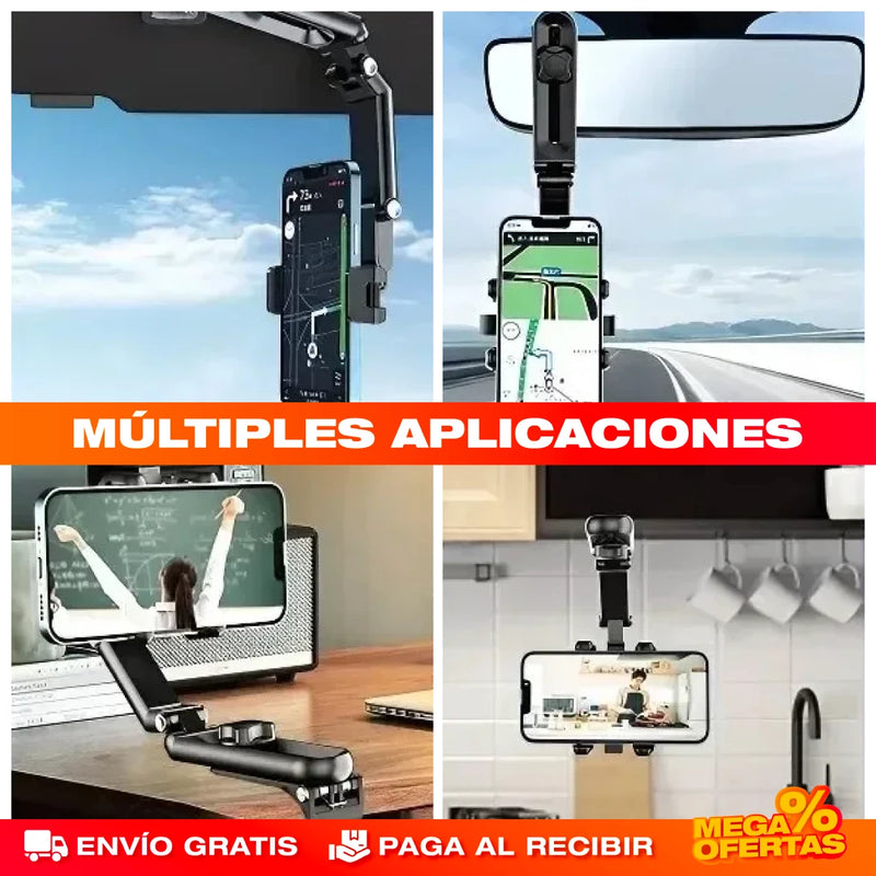 PROMO 2X1 SOPORTE DE CELULAR PARA CARRO MULTIFUNCIONAL