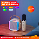 PARLANTE KARAOKE CON MICRÓFONO INALÁMBRICO