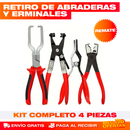Kit x4 Alicates Automotriz – Saca Conectores y Abrazaderas Sin Romper Piezas Caras