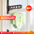 TENDERO Y PERCHERO VERTICAL AJUSTABLE