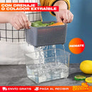 SET X2 ORGANIZADORES CONTENEDORES DE ALIMENTOS PARA NEVERA