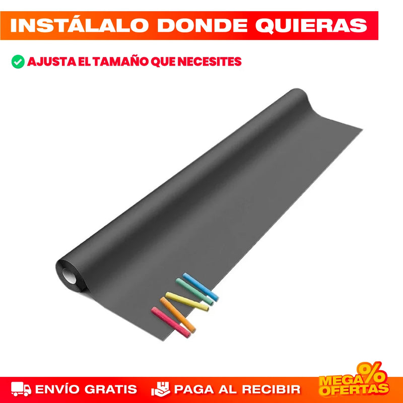 PROMO 2X1 TABLERO ADHESIVO DE TIZA