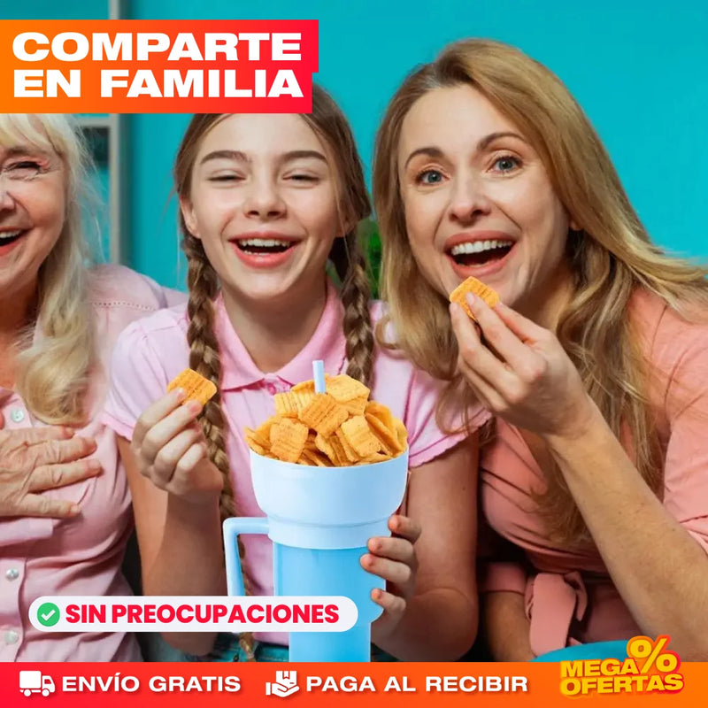 PROMO 2X1 TAZÓN PARA SNACKS Y BEBIDA CINE EN CASA