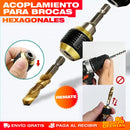 ACOPLE ADAPTADOR HEXAGONAL CON CAMBIO RÁPIDO PARA BROCAS