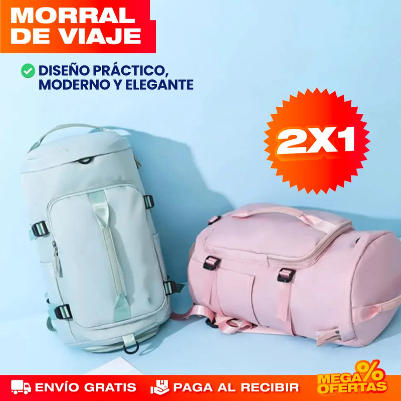 PROMO 2X1 BOLSO DE VIAJE MODERNO MULTIFUNCIONAL