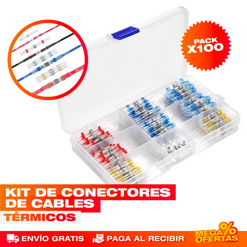 KIT X100 CONECTORES DE CABLES TÉRMICOS