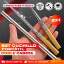 2 SETS CUCHILLO MULTIUSOS DE DOBLE CABEZA