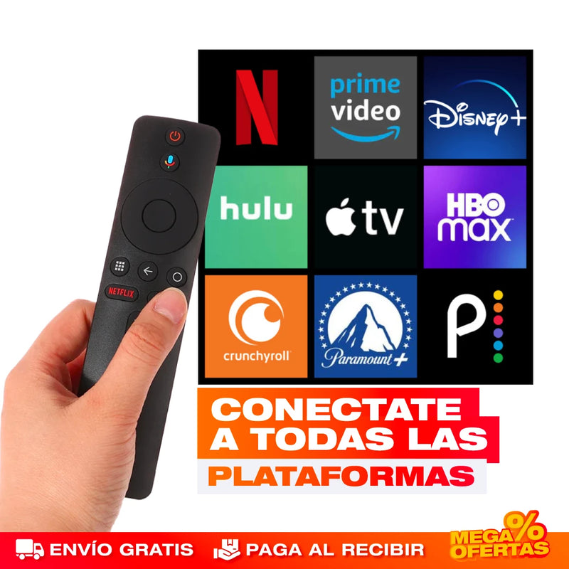 DECODIFICADOR SMART TV CON CONTROL REMOTO