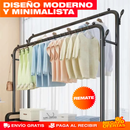 ESTANTE PERCHERO DOBLE