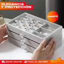 ORGANIZADOR DE JOYAS DE LUJO 3 NIVELES