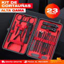 KIT CORTAUÑAS DE 23 PIEZAS ALTA GAMA