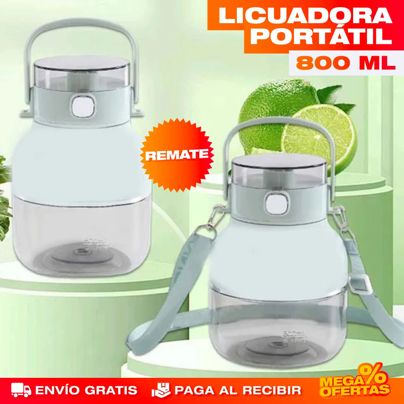 LICUADORA PORTÁTIL PARA JUGOS, BATIDOS Y SUPLEMENTOS.