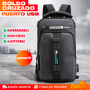 Bolso Cruzado con Puerto USB – Carga tu Celular y Anda Seguro en la Calle