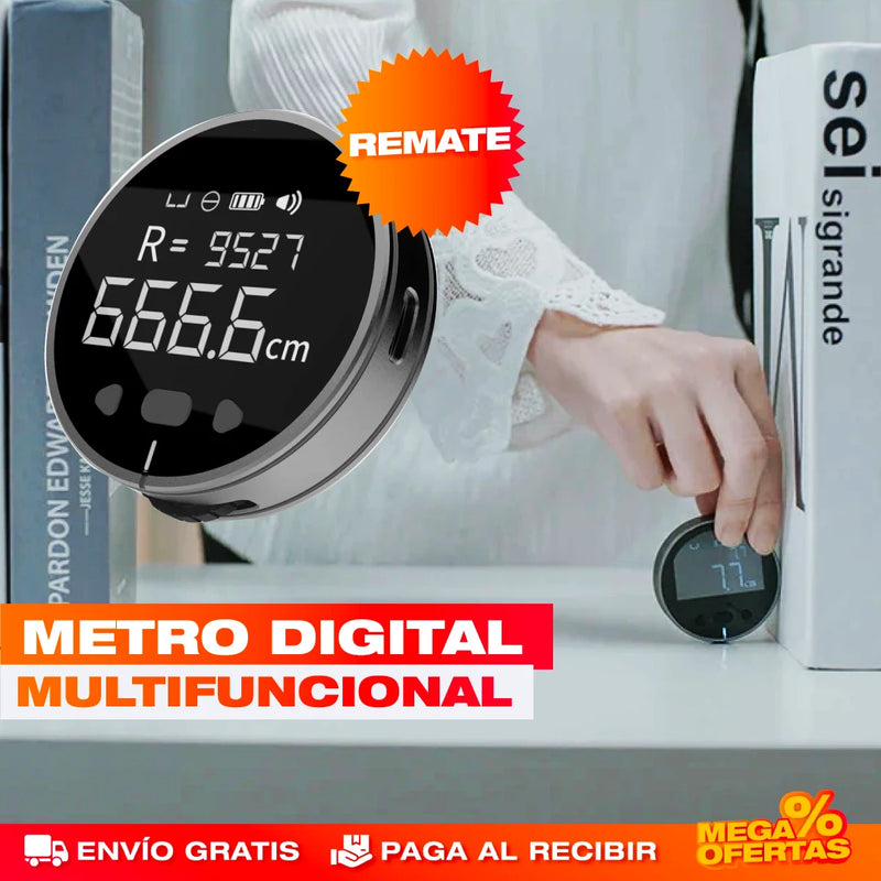 METRO DIGITAL COMPÁCTO RECARGABLE