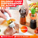 OilDrop Chef - DISPENSADOR DE ACEITE 2 EN 1 AHORRADOR