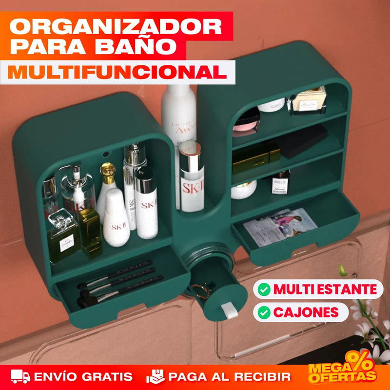 ORGANIZADOR DE COSMÉTICOS PARA EL BAÑO