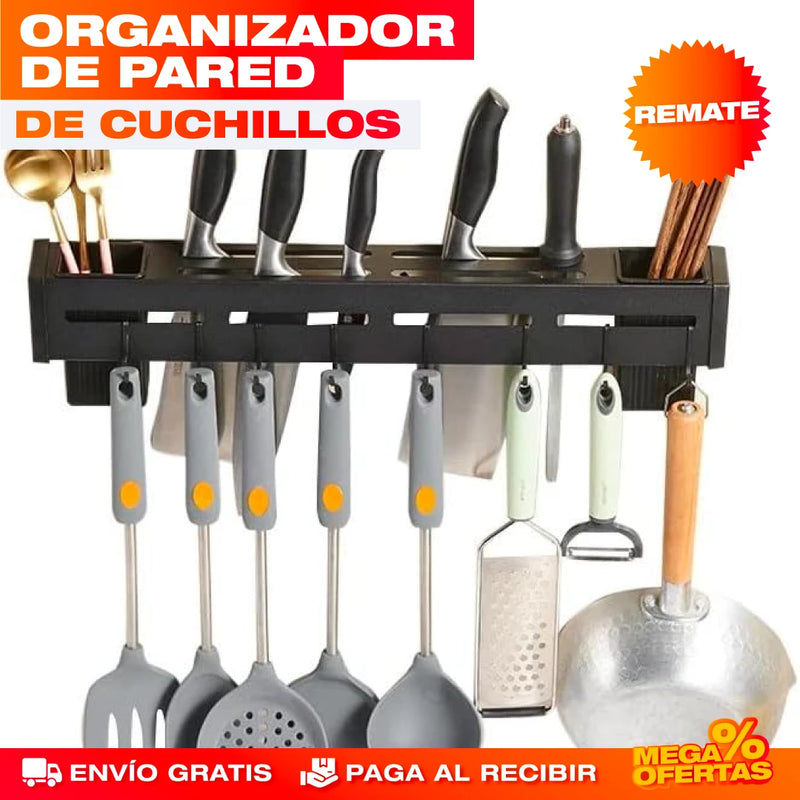 ESTANTE ORGANIZADOR DE CUCHILLOS Y UTENSILIOS