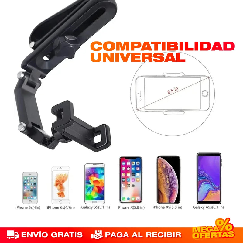 SOPORTE DE CELULAR PARA CARRO MULTIFUNCIONAL