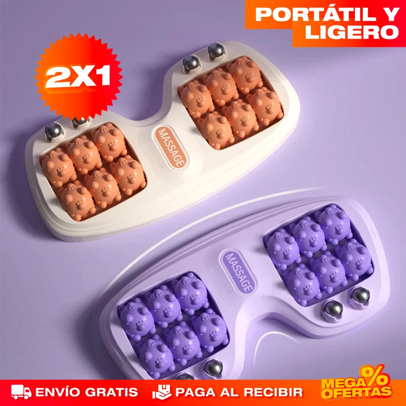 PROMO 2X1 RODILLO DE MASAJE TERAPÉUTICO PARA PIES