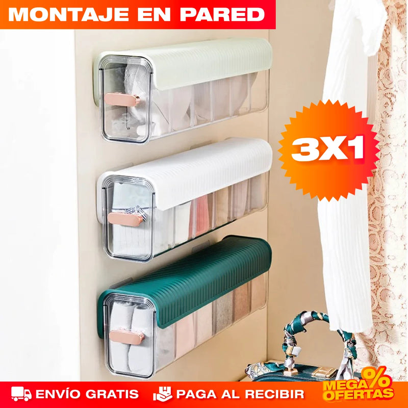 PROMO 3X1 ORGANIZADOR MULTIFUNCIONAL DE PARED