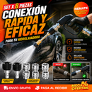 Set x8 piezas Adaptador Conector Para Hidro Lavadora A Presión Acero Inoxidable
