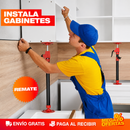 Pack x 2 Barras Gato Extensibles De Elevación Soporte Instalación Gabinete