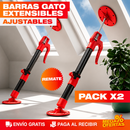 Pack x 2 Barras Gato Extensibles De Elevación Soporte Instalación Gabinete