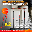 Pack x 2 Barras Gato Extensibles De Elevación Soporte Instalación Gabinete