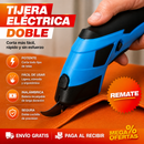 Tijera Eléctrica Doble Recargable – Ocho horas cortando y la mano no se acalambra