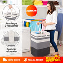 PROMO X2 CESTO DE LAVANDERÍA PARA ROPA PLEGABLE