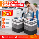 PROMO X2 CESTO DE LAVANDERÍA PARA ROPA PLEGABLE