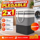 PROMO X2 CESTO DE LAVANDERÍA PARA ROPA PLEGABLE