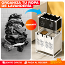 Cesta de Lavandería Plegables de 4 Compartimentos
