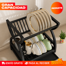 ESCURRIDOR DE PLATOS DE 2 NIVELES