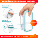 SET X3 RECIPIENTES DE VIDRIO HERMÉTICOS