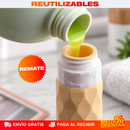 SET X4 BOTELLAS DE VIAJE DE SILICONA