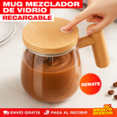 MUG MEZCLADOR DE VIDRIO RECARGABLE (ALTA CALIDAD)