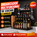 ORGANIZADOR MULTIFUNCIONAL DE COCINA 3 NIVELES