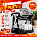 ESCURRIDOR DE PLATOS DE 2 NIVELES