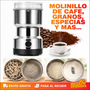 2 Trituradoras Multifuncionales Eléctricas para el Hogar – Muele Café, Granos y Especias en Segundos · 2x1