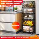 Organizador de Mercado Canastas 5 Niveles